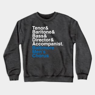 Helvetica Blue Crewneck Sweatshirt